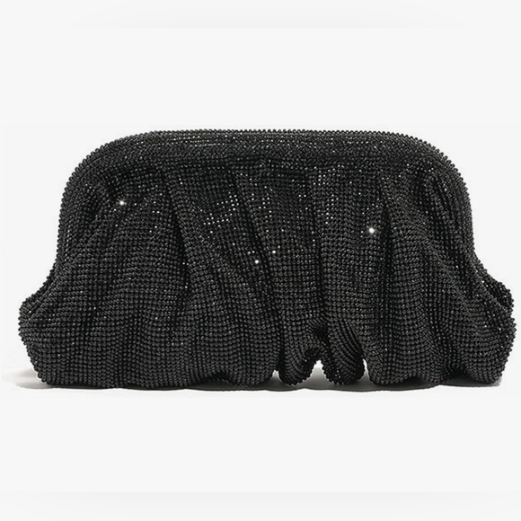 Urban Expressions Irina Rhinestone Crystal Mesh Evening Bag - Picture 1 of 14